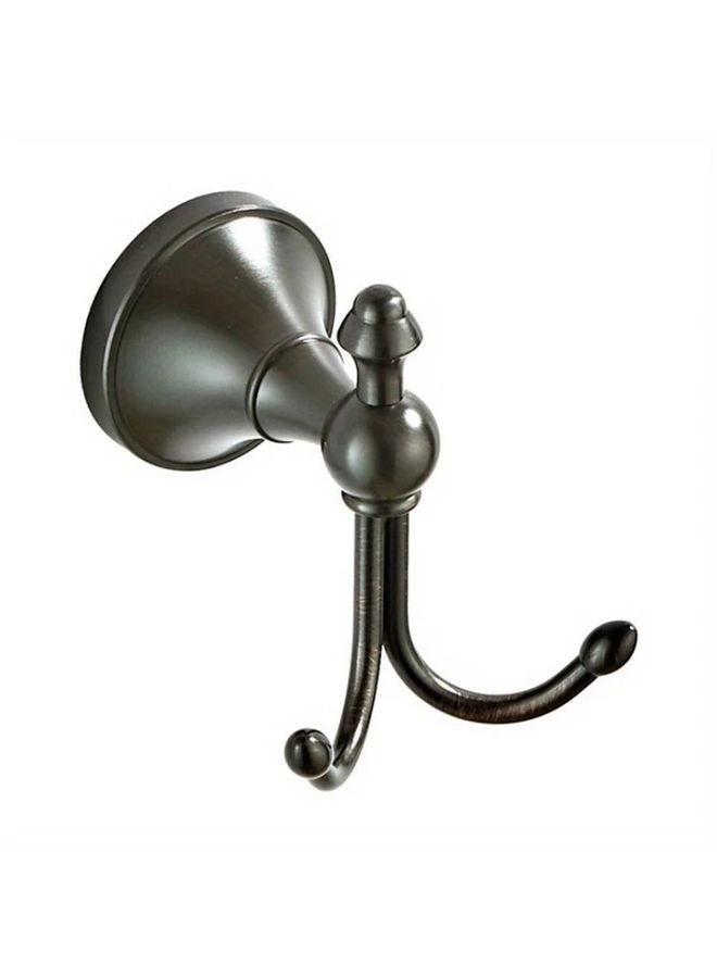 Boho Antique Brass Towel Hook Bending Hook Wall Mounted Coat Hanger Easy Install - Image 1
